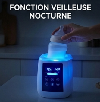 Chauffe-biberon électrique rapide 6 en 1, NeliaWarm