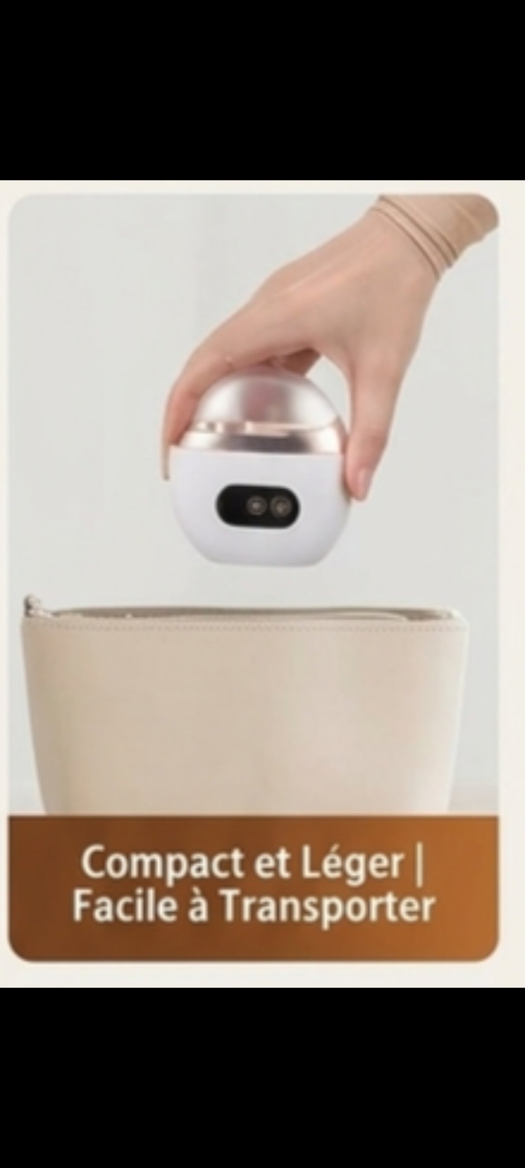 NeliaTouch – Coupe-ongles électrique 2 en 1 avec lumière