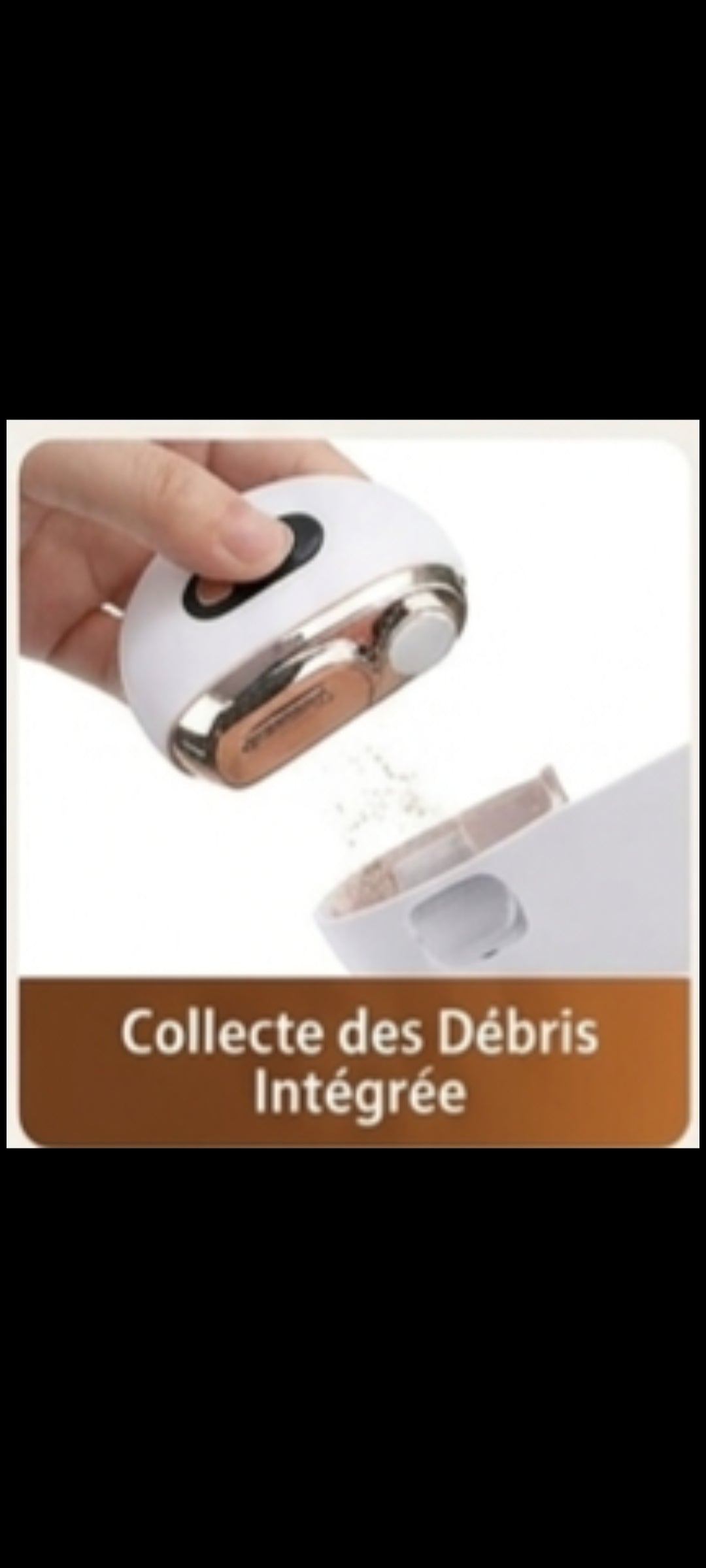NeliaTouch – Coupe-ongles électrique 2 en 1 avec lumière