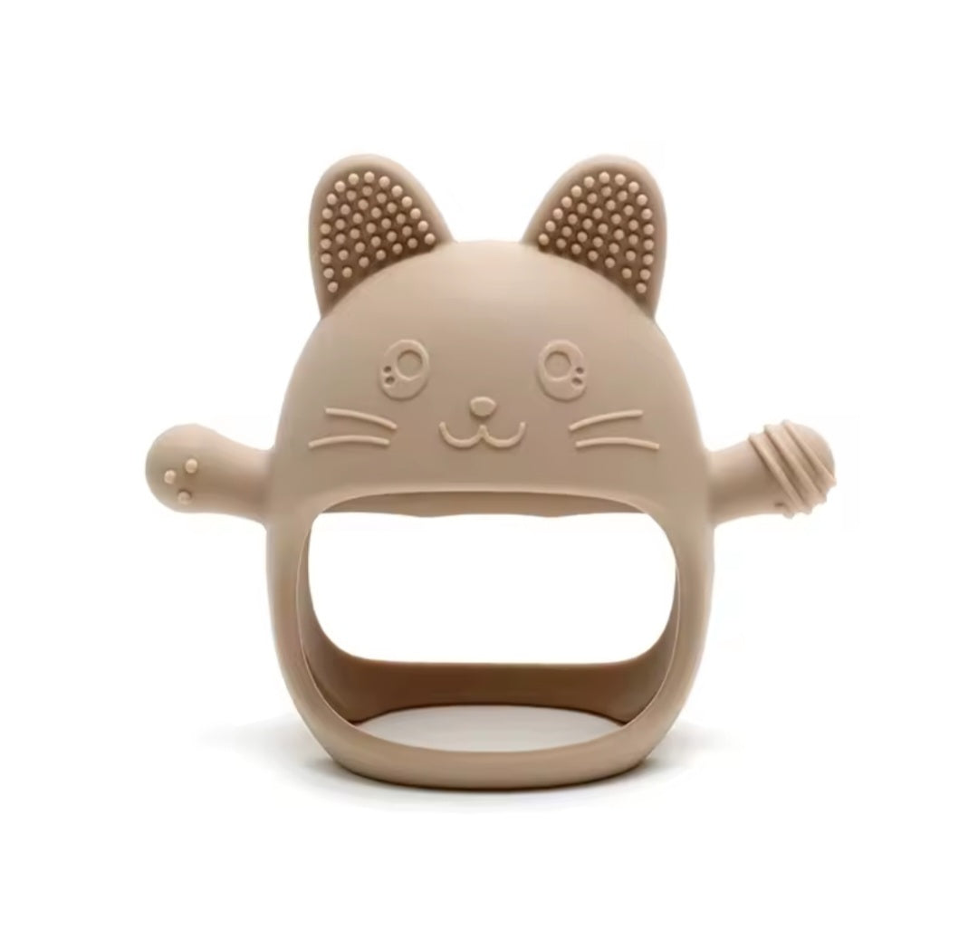 NeliaGrip – Mitaine de dentition lapin en silicone alimentaire