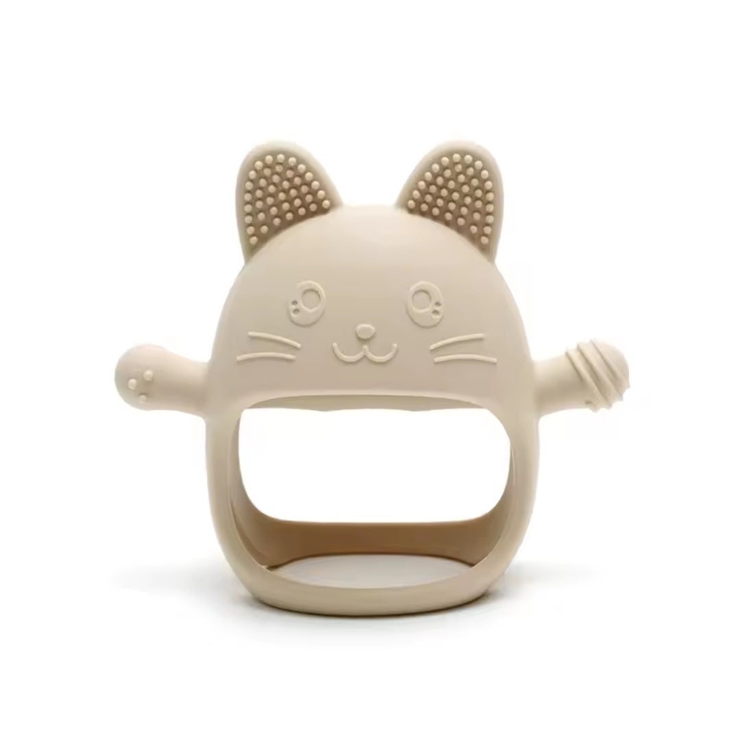 NeliaGrip – Mitaine de dentition lapin en silicone alimentaire