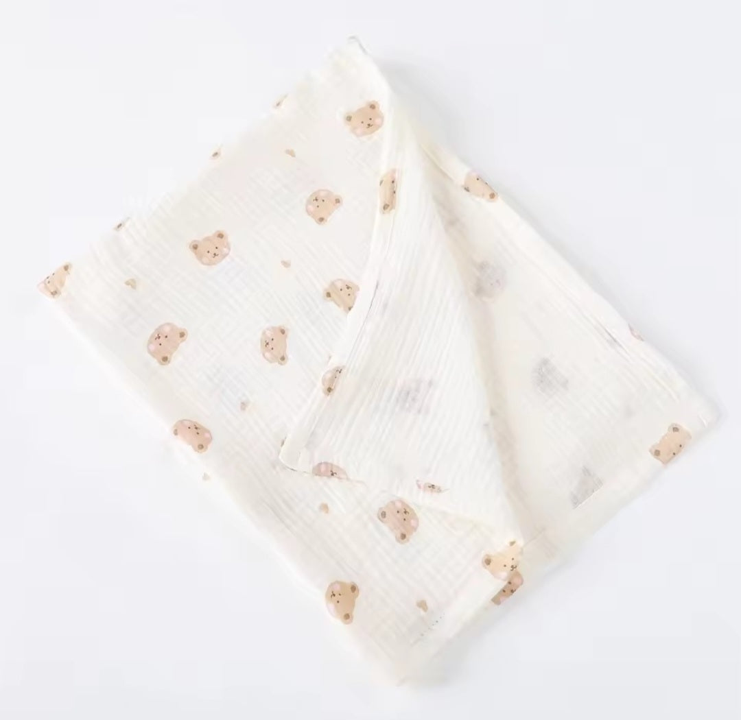 NeliaDoux Wrap – Couverture d'emmaillotage en mousseline de coton